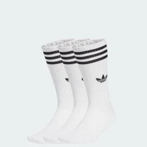 Calcetines adidas Classics High 3 Bandas Blancos 3 Pack Unisex