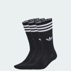 Calcetines adidas Classics High 3 Bandas Negros 3 Pack Unisex
