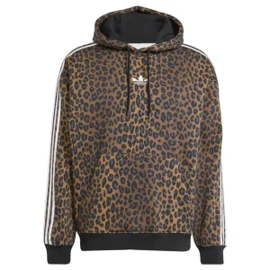 Sudadera con Capucha adidas Graphic Lo Marrón Unisex