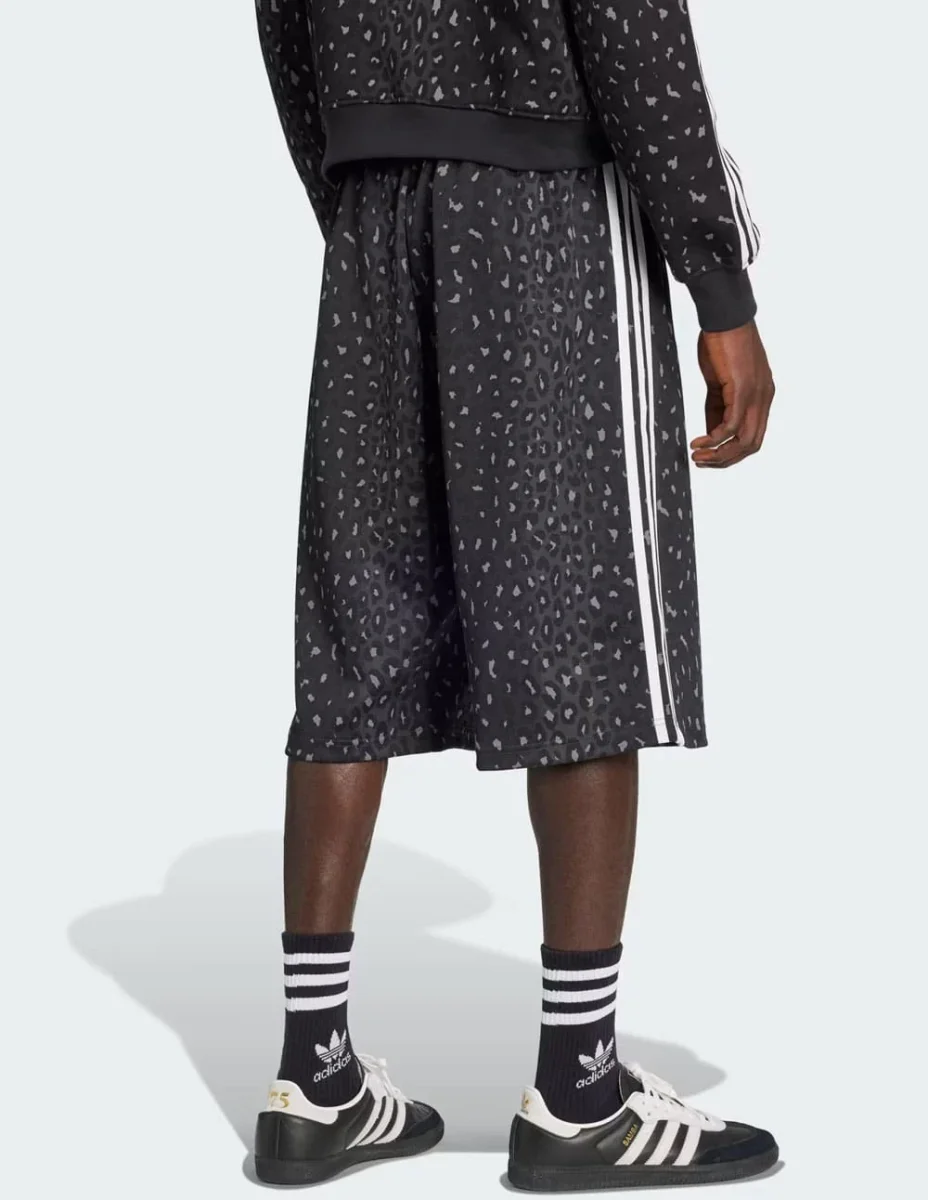 Pantalón Corto adidas Leo Oversized Negro Hombre - Imagen 6