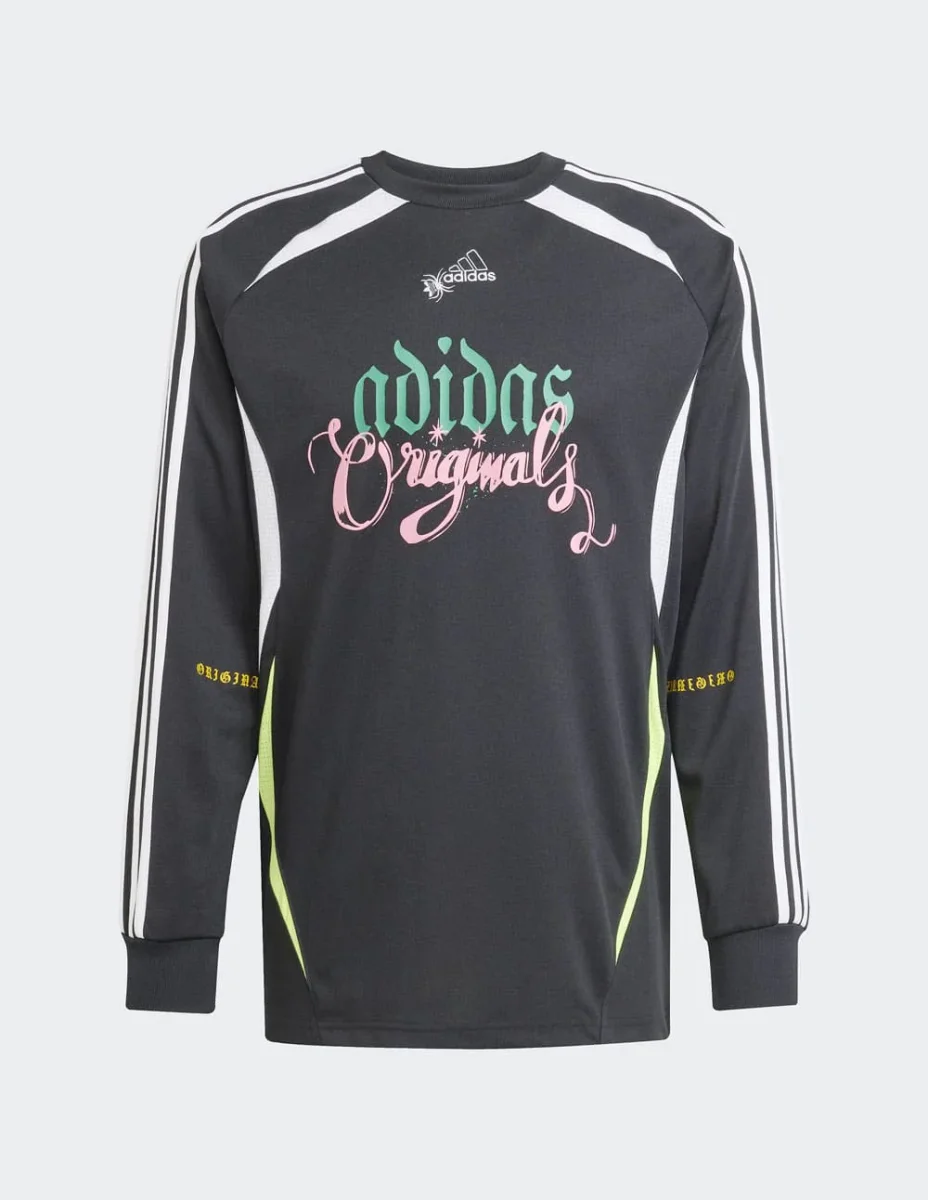 Camiseta adidas Spiders Goalkeeper Negra Hombre - Imagen 2