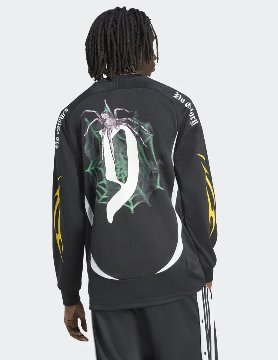 Camiseta adidas Spiders Goalkeeper Negra Hombre - Imagen 6