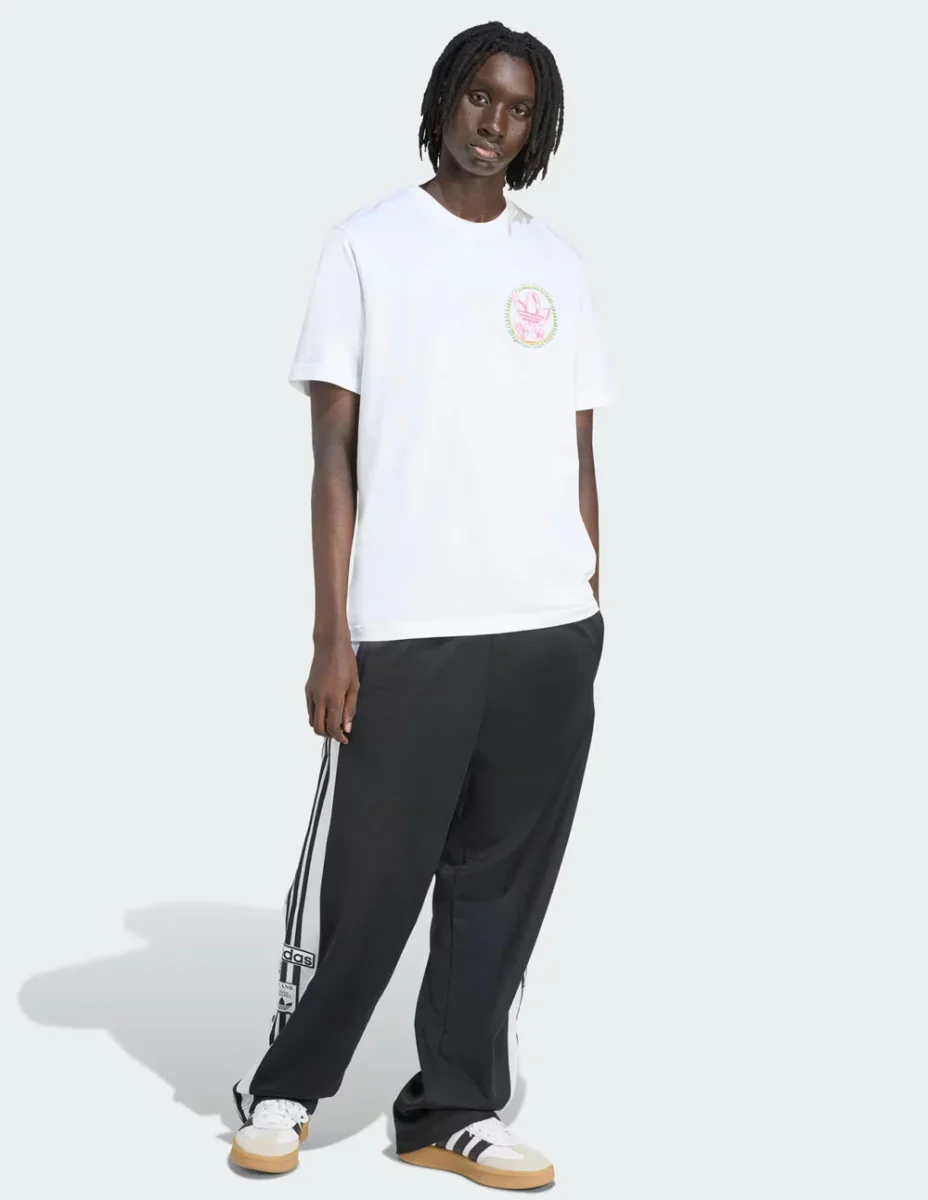 Camiseta adidas Trefoil Series Loose Blanca Hombre - Imagen 7