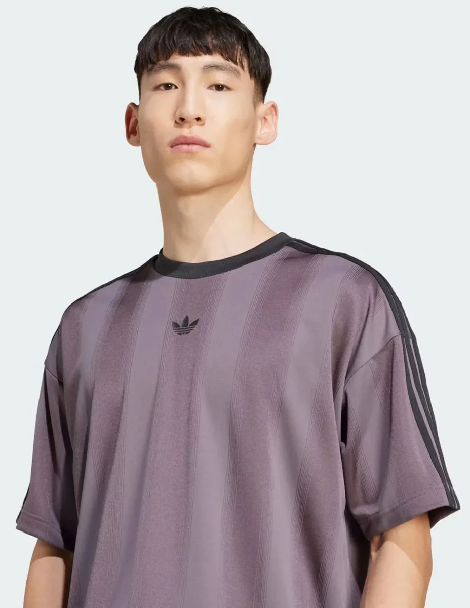Camiseta adidas Jacquard Gris Hombre - Imagen 4