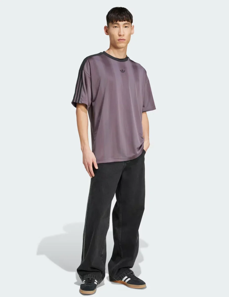 Camiseta adidas Jacquard Gris Hombre - Imagen 6