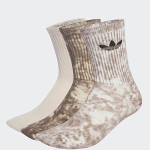 Calcetines adidas Tie Dye 3 Pack Marrónes Unisex