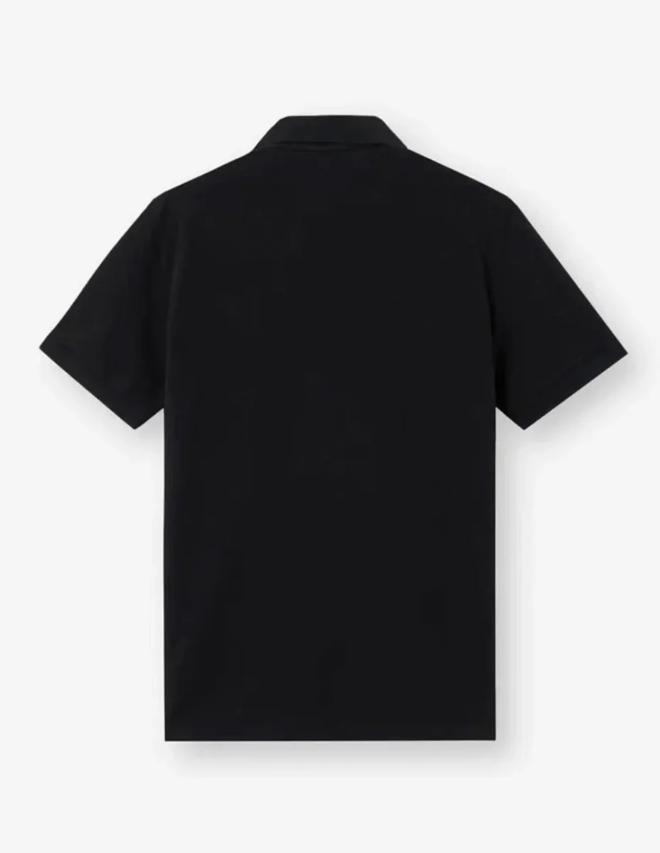 Polo Stone Island con Logo Negro Hombre - Imagen 3