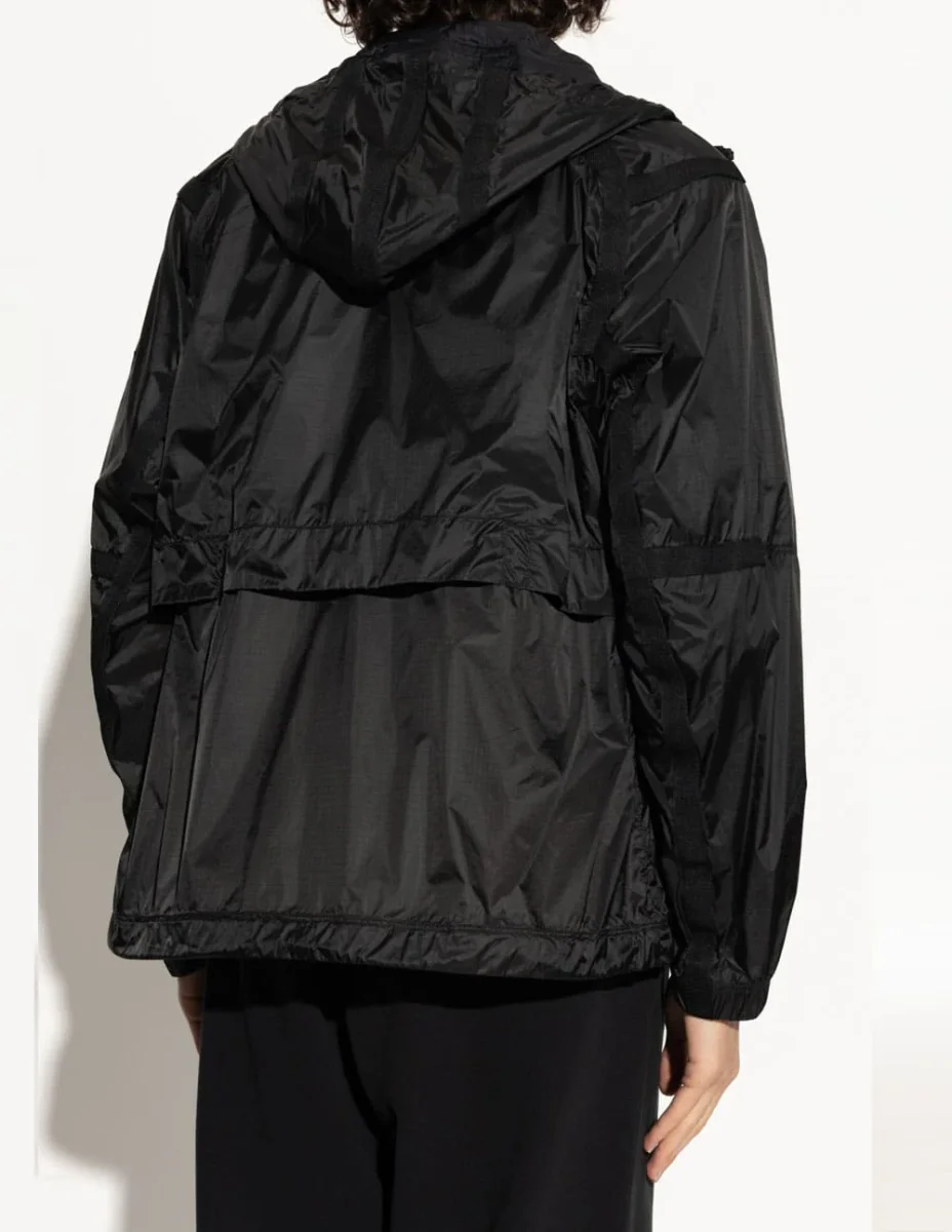 Chaqueta Stone Island Ripstop Light Nylon Negra Hombre - Imagen 6