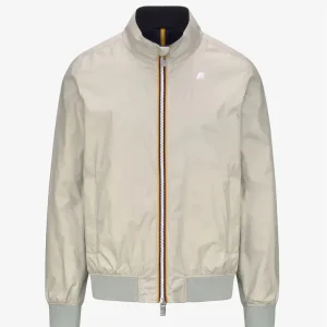 Chaqueta K-Way Arsene Plus.2 Reversible Beige y Azul Hombre