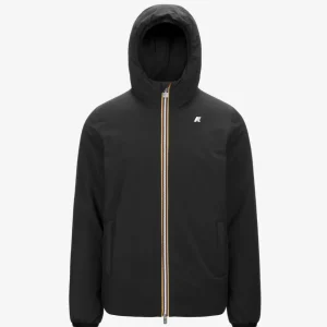 Chaqueta K-Way ST Warm Reversible Negra y Verde Hombre