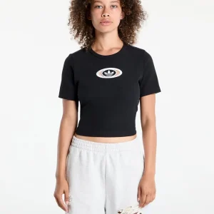 Camiseta adidas Campus 2000 Negra Mujer