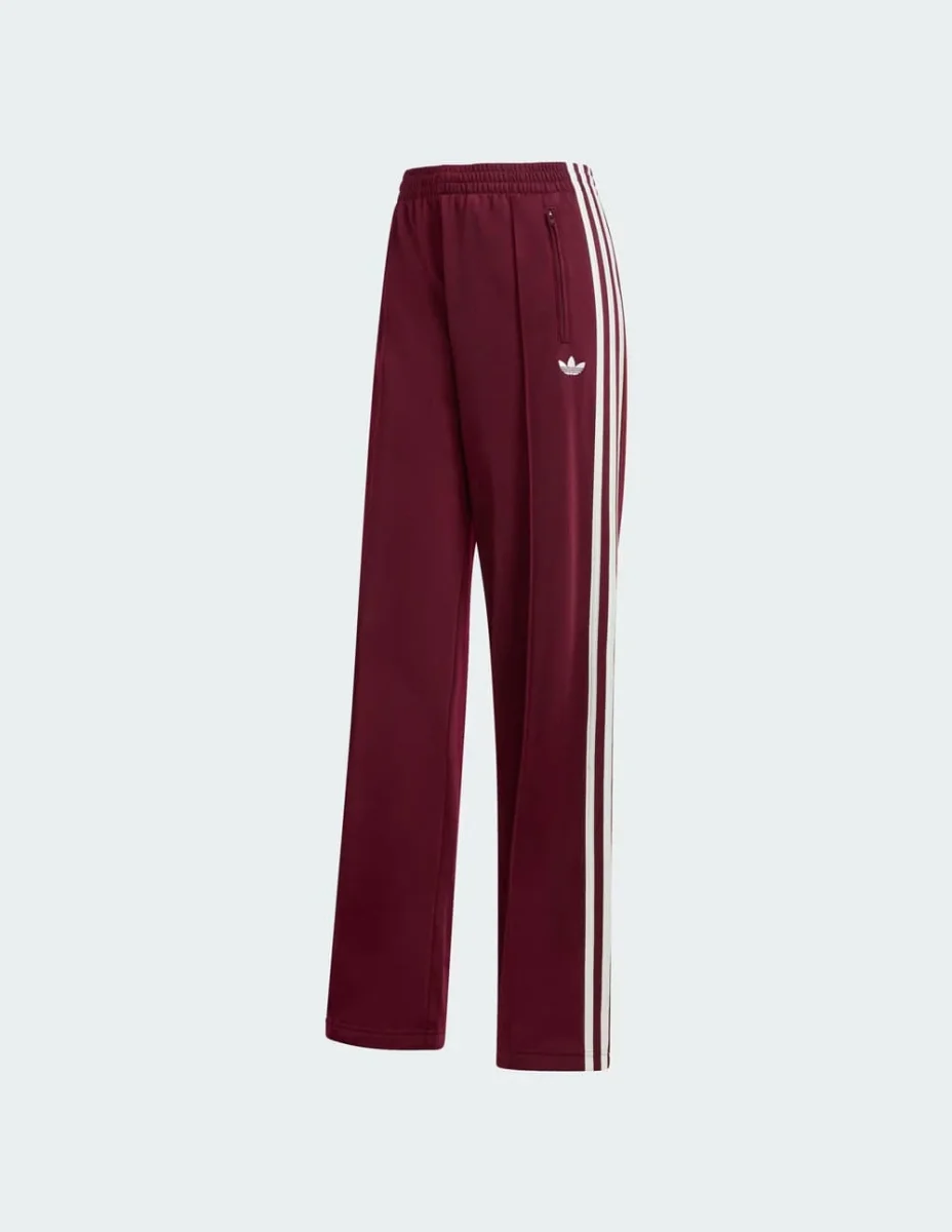 Pantalón adidas Firebird Loose Burdeos Mujer - Imagen 7