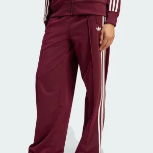 Pantalón adidas Firebird Loose Burdeos Mujer