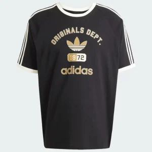 Camiseta adidas 3-Stripes Dept.Graphic Negra Hombre