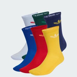 Calcetines adidas Trefoil 6 Pack Multicolor Unisex
