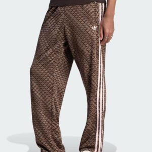 Pantalón adidas Firebird Loose Monogram Marrón Hombre