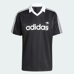 Camiseta adidas Archive Collar Negra Hombre