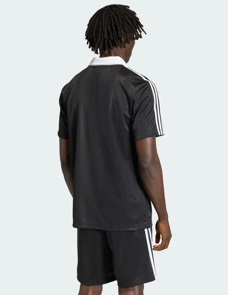 Camiseta adidas Archive Collar Negra Hombre - Imagen 6