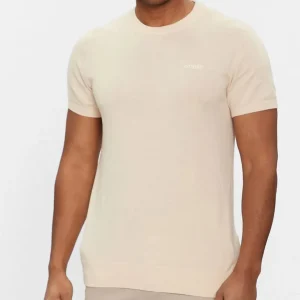 Camiseta GUESS Cornel Washed Beige Hombre