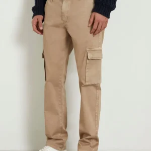Pantalón Cargo GUESS con Logo Beige Hombre