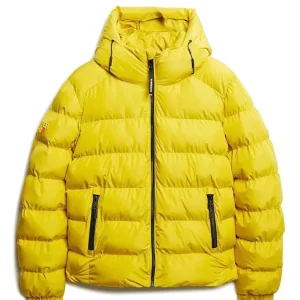 Plumas Superdry con Capucha Sports Amarillo Hombre
