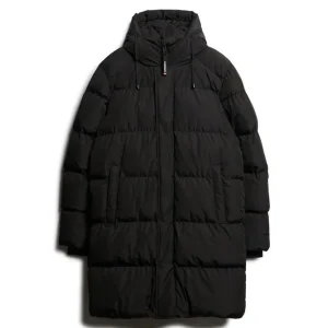 Plumas Superdry Largo Negro Hombre