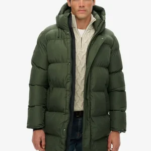 Plumas Superdry Largo Verde Hombre