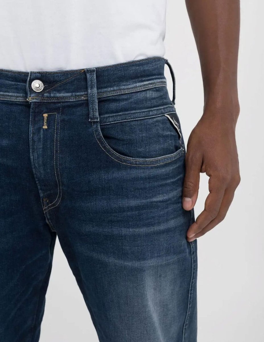 Pantalón Vaquero Replay Slim Fit Anbass Azul Hombre - Imagen 4