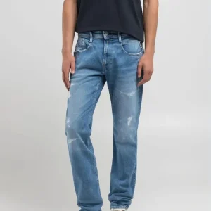 Pantalón Vaquero Replay Slim Fit Anbass Azul Hombre