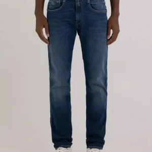 Pantalón Vaquero Replay Slim Anbass Largo 32 Azul Hombre