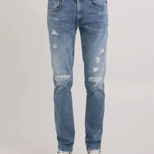 Pantalón Vaquero Replay Slim Anbass Azul Hombre