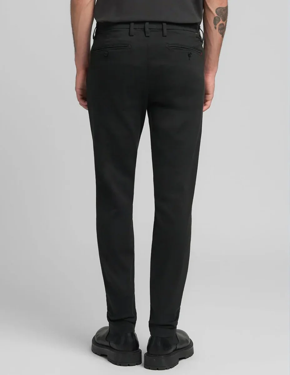 Pantalón Replay Zumar Negro Hombre - Imagen 3
