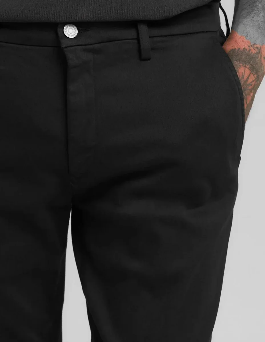 Pantalón Replay Zumar Negro Hombre - Imagen 4