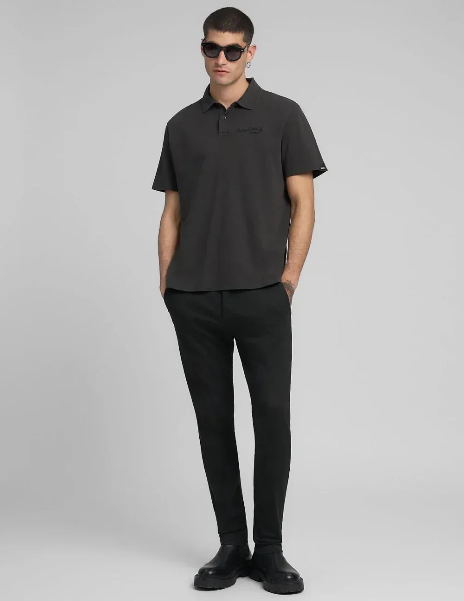 Pantalón Replay Zumar Negro Hombre - Imagen 7