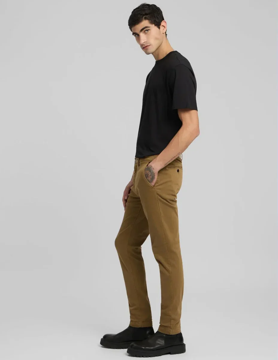 Pantalón Replay Zumar Beige Hombre - Imagen 7