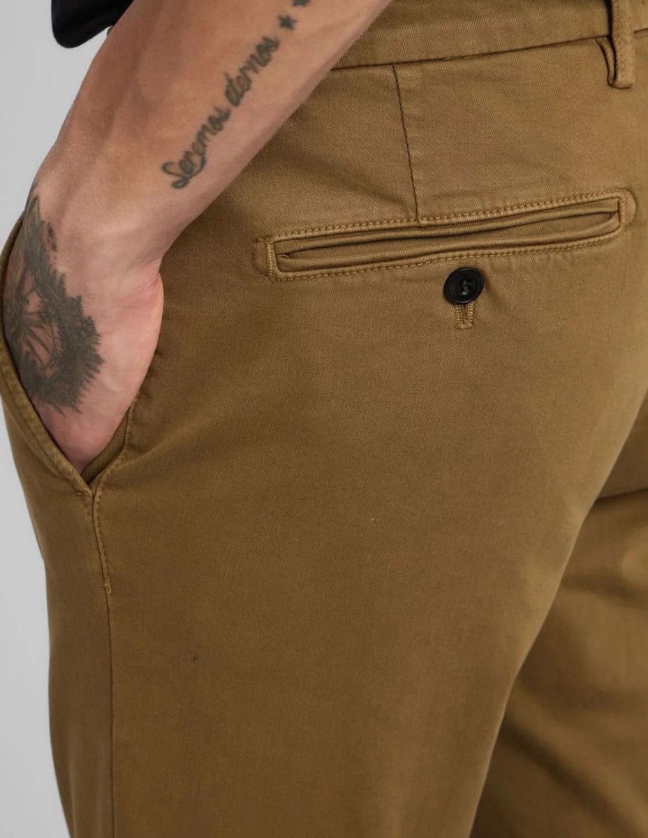 Pantalón Replay Zumar Beige Hombre - Imagen 5