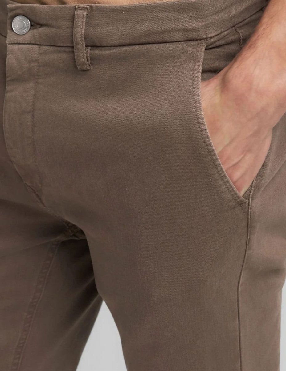 Pantalón Replay Zumar Marrón Hombre - Imagen 4