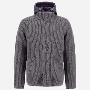 Chaqueta Herno Cob Stitch Wool Gris Hombre