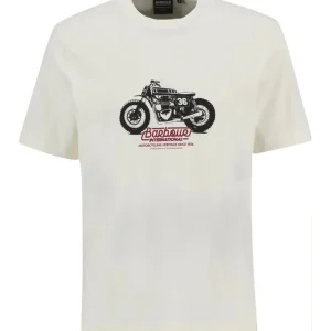 Camiseta Barbour Cruise Graphic Blanca Hombre
