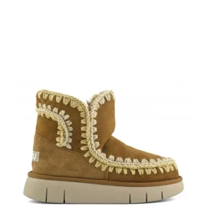 Botas MOU Bounce Overstitching Marrones Mujer