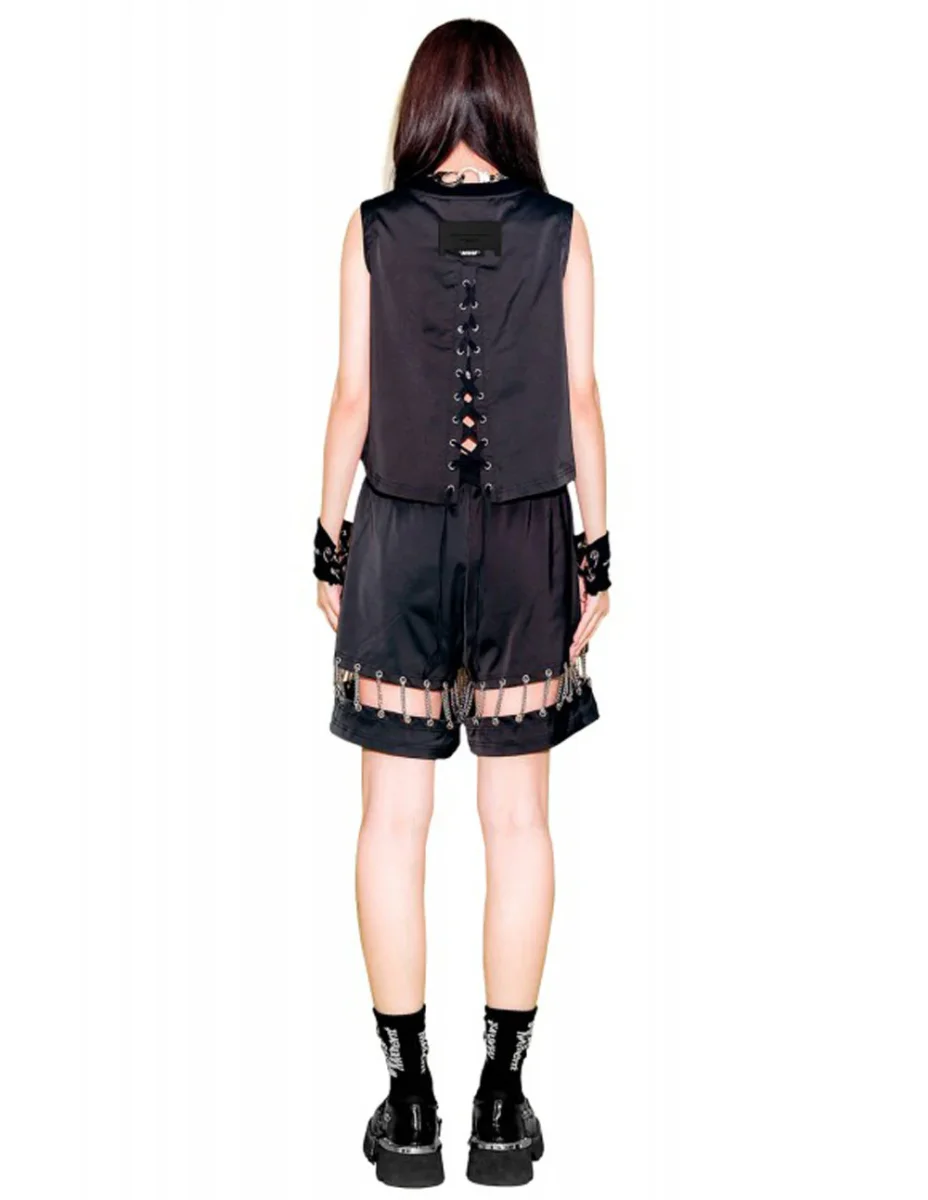 Top MWM Corto Negro Mujer - Imagen 5