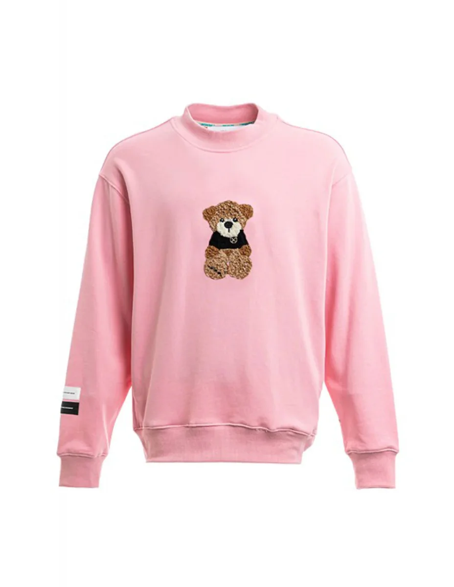 Sudadera MWM Teddy Bear Rosa Unisex