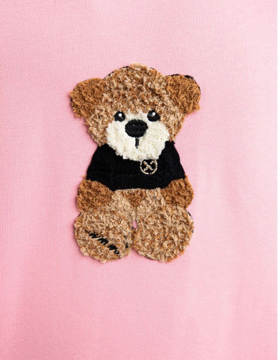 Sudadera MWM Teddy Bear Rosa Unisex - Imagen 4