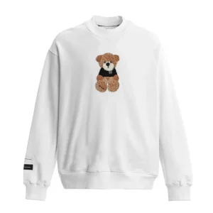 Sudadera MWM Teddy Bear Blanca Unisex