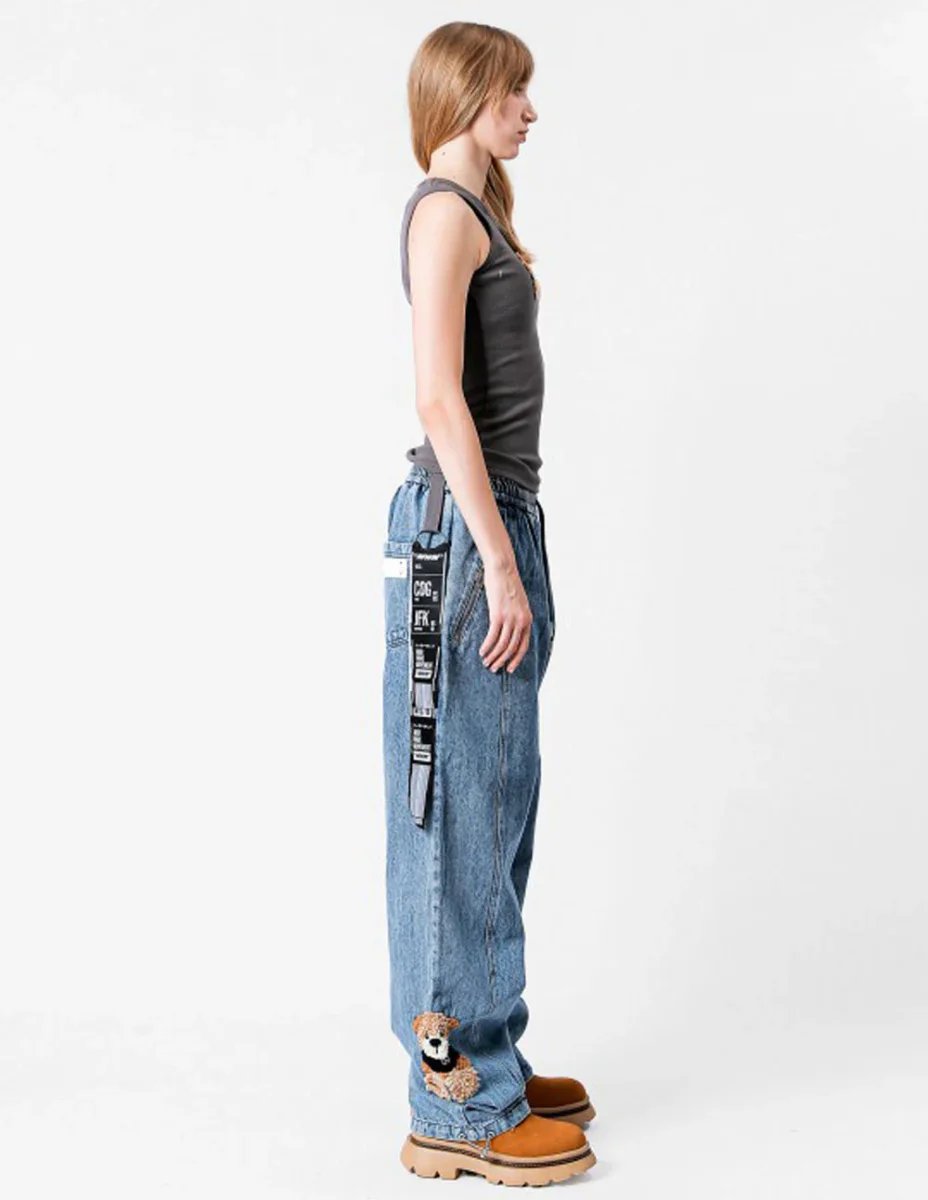 Pantalón Vaquero MWM Mike Teddy Azul Unisex - Imagen 7