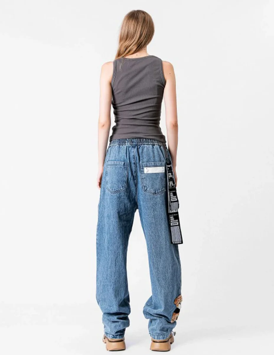 Pantalón Vaquero MWM Mike Teddy Azul Unisex - Imagen 8