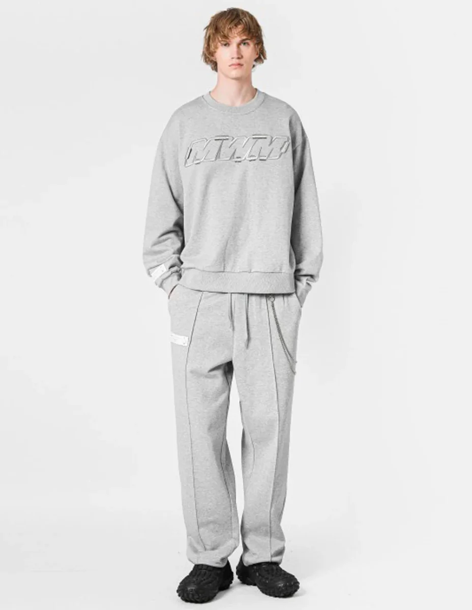 Sudadera MWM con Logo Gris Unisex - Imagen 6