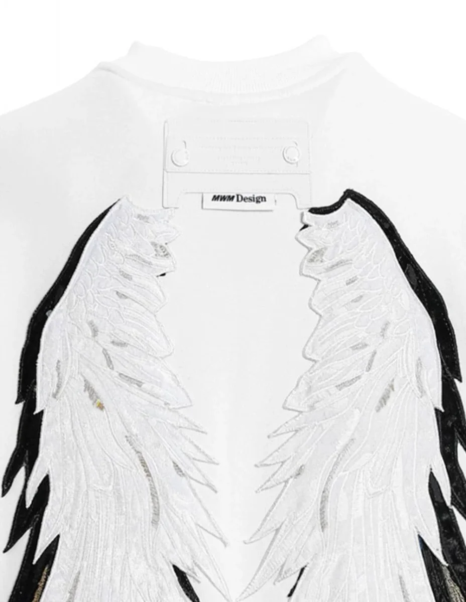 Sudadera MWM Alas Blanca Unisex - Imagen 4