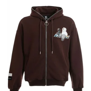 Sudadera con Capucha MWM Vanguard´s Dog Marrón Unisex
