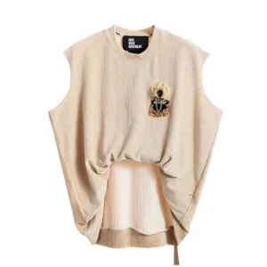 Top MWM Mike Teddy Beige Mujer